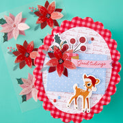 Spellbinders - Dear Santa Poinsettias Dimensional Stickers