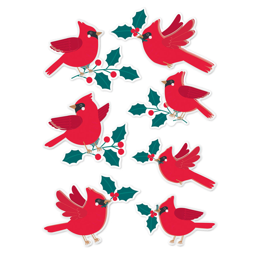 Spellbinders - Dear Santa Festive Birds Dimensional Stickers