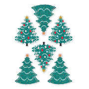 Spellbinders - Dear Santa Christmas Trees Dimensional Stickers