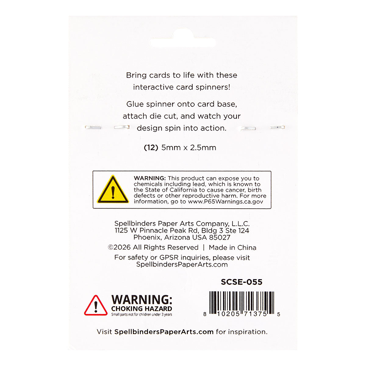 Spellbinders - Card Spinners - 12 Pack Small
