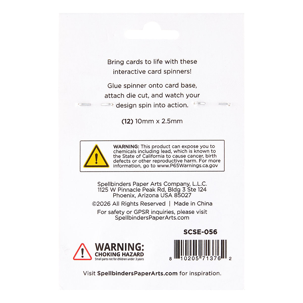 Spellbinders - Card Spinners - 12 Pack Large