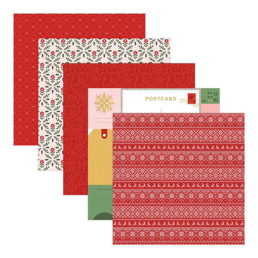 Spellbinders - Merry Moments Paper Pad from the Merry Moments Collection
