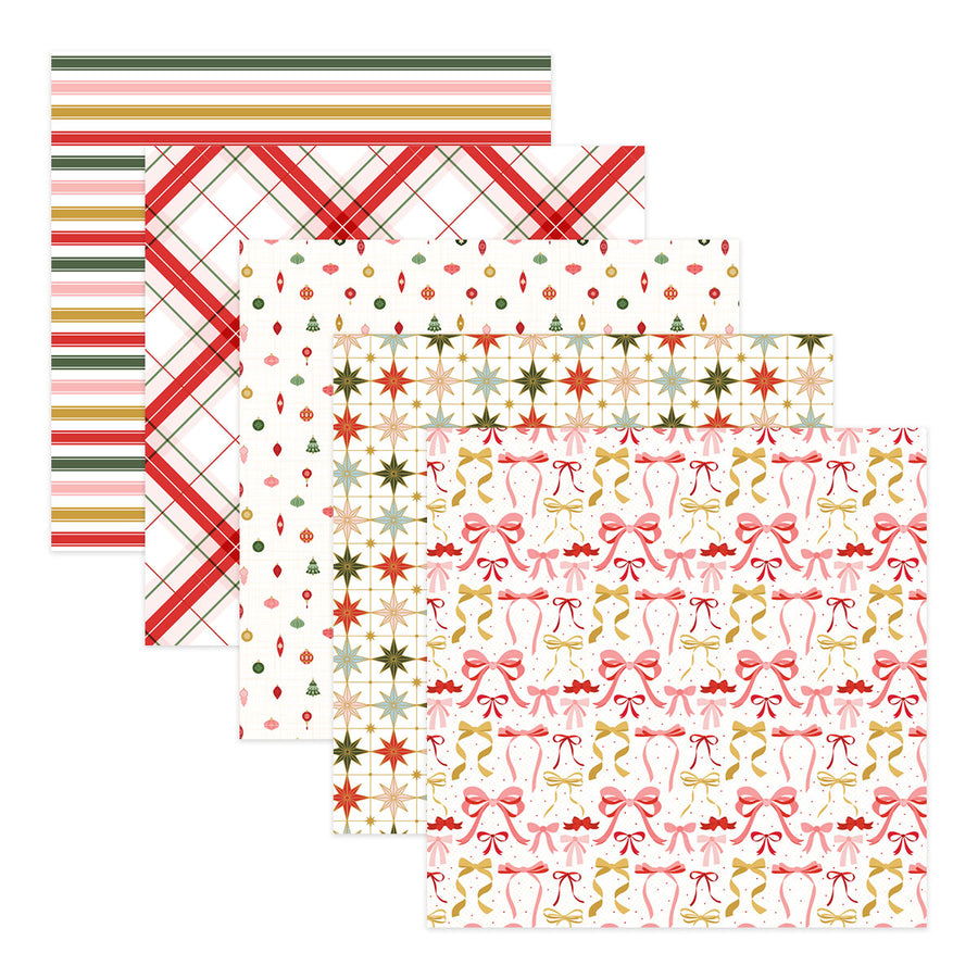 Spellbinders - Merry Moments Paper Pad from the Merry Moments Collection