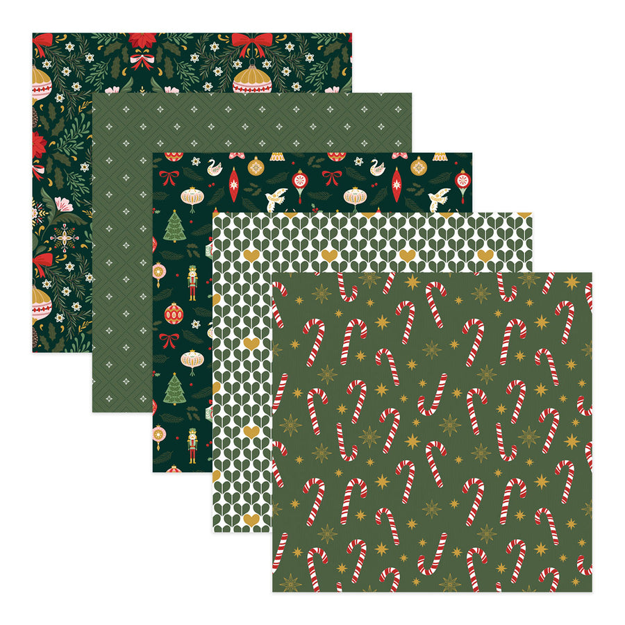 Spellbinders - Merry Moments Paper Pad from the Merry Moments Collection