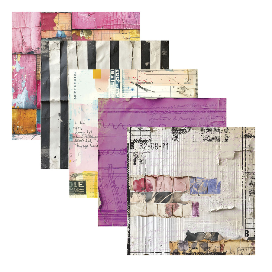 Spellbinders - Beautifully Imperfect 6 x 6" Printed Paper