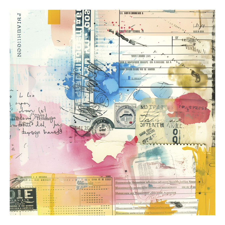 Spellbinders - Beautifully Imperfect 6 x 6" Printed Paper