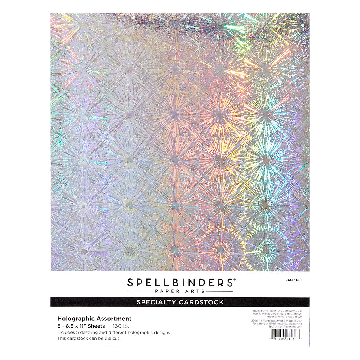 Spellbinders - Holographic Assortment Specialty Cardstock