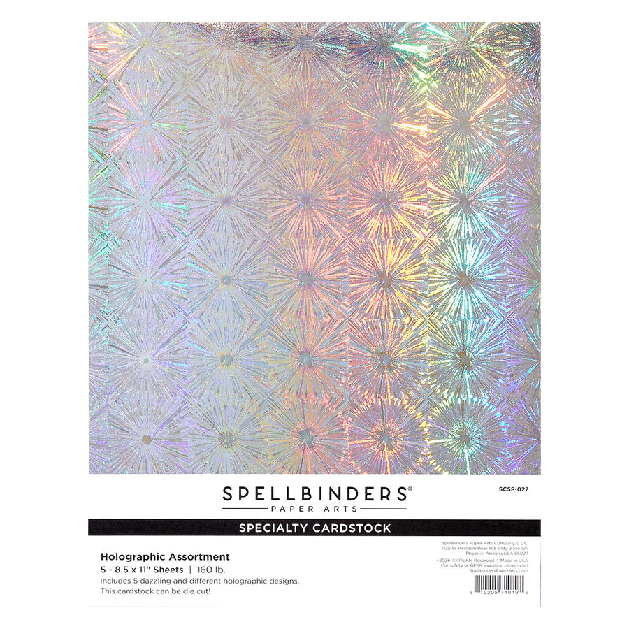 Spellbinders - Holographic Assortment Specialty Cardstock