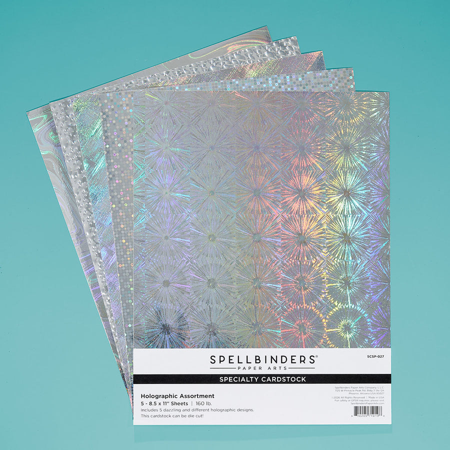 Spellbinders - Holographic Assortment Specialty Cardstock
