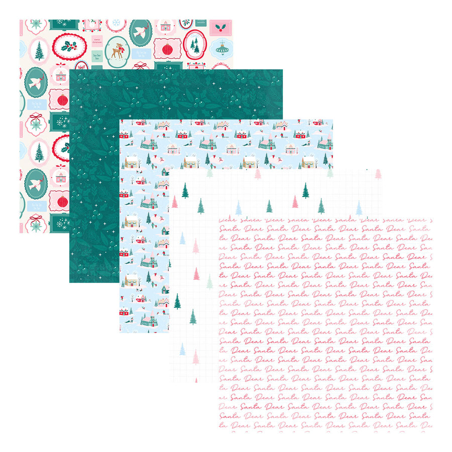 Spellbinders - Dear Santa 6" x 6" Paper Pack