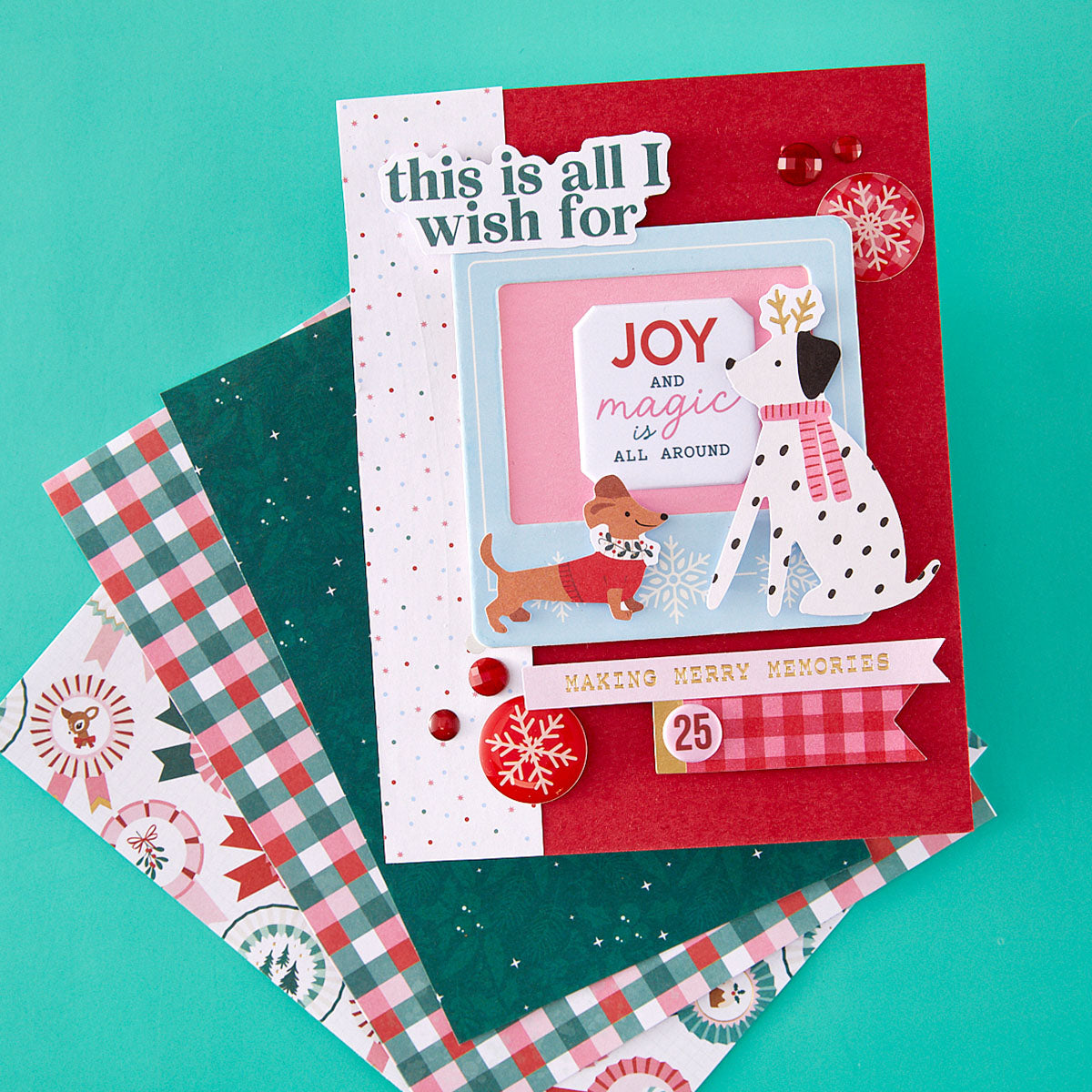 Spellbinders - Dear Santa 6" x 6" Paper Pack