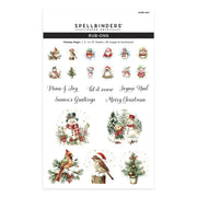 Spellbinders - Holiday Magic Rub-On Sheets from the Holiday Magic Collection