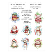 Spellbinders - Holiday Magic Rub-On Sheets from the Holiday Magic Collection
