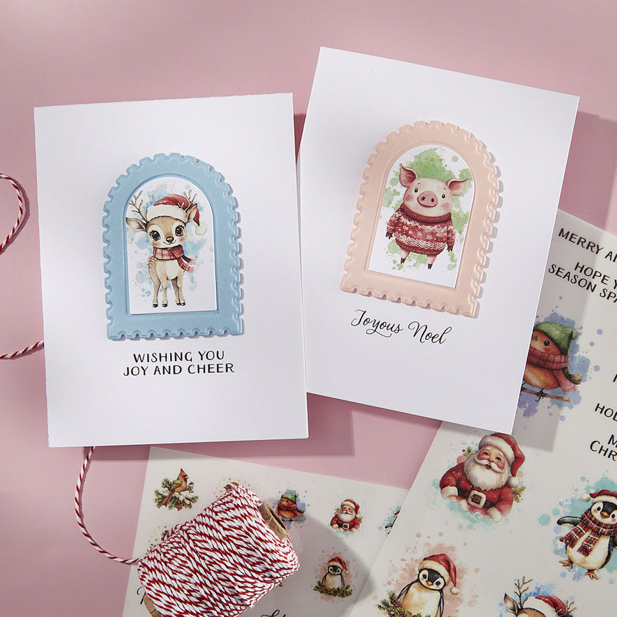 Spellbinders - Holiday Magic Rub-On Sheets from the Holiday Magic Collection