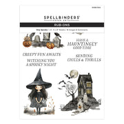Spellbinders - Stay Spooky Rub-On Sheets from the Simply Made Collection