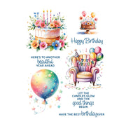 Spellbinders Birthday Cheer Rub-Ons