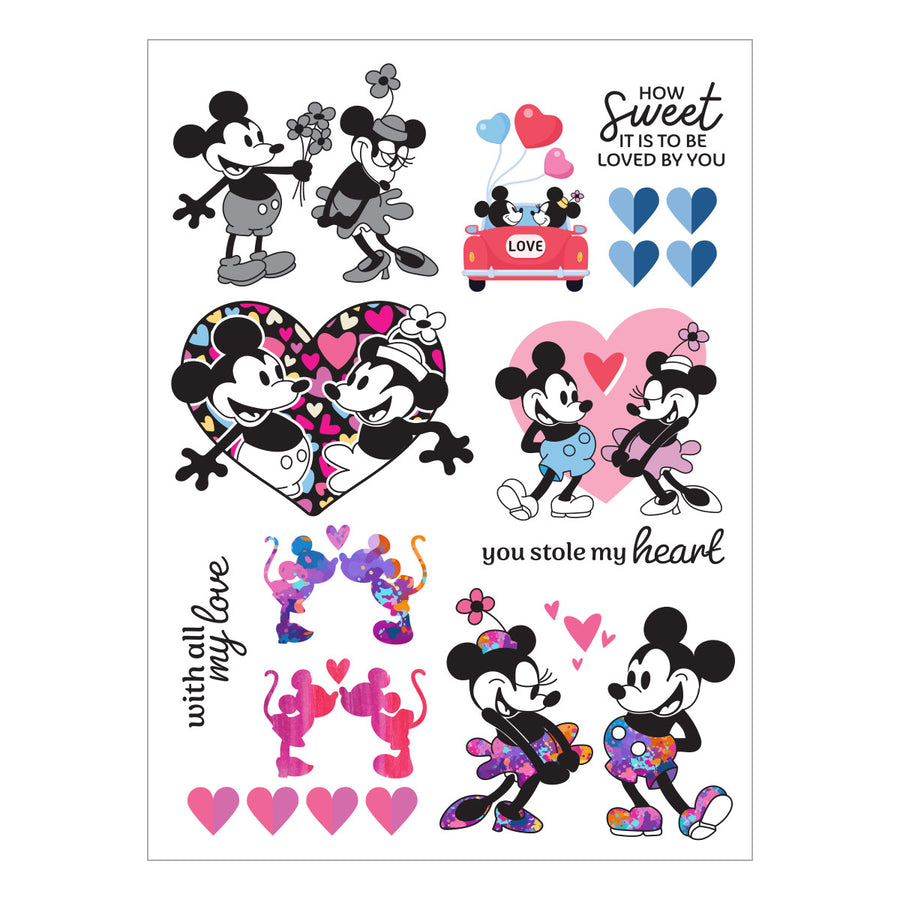 Spellbinders - Classic Mouse Love Rub-Ons
