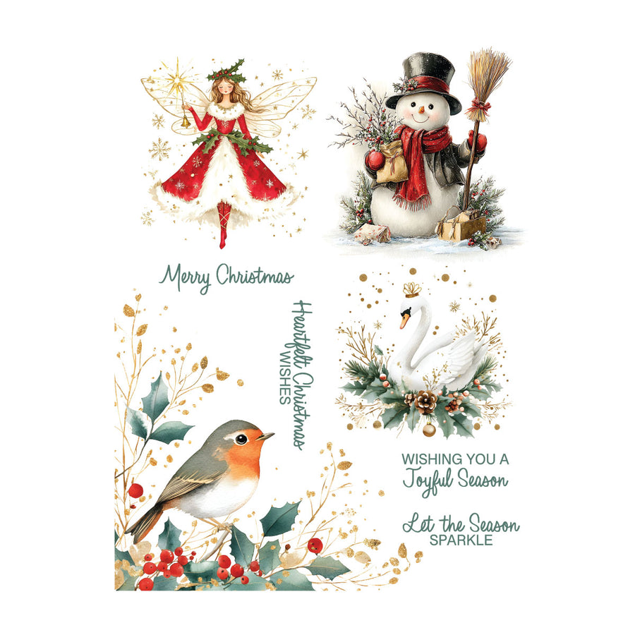 Spellbinders - Joyful Season Rub-Ons