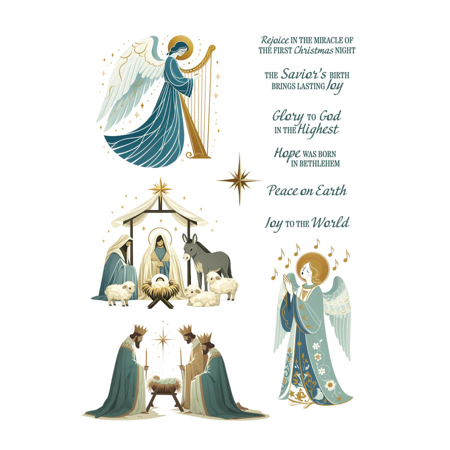 Spellbinders - First Christmas Night Rub-Ons