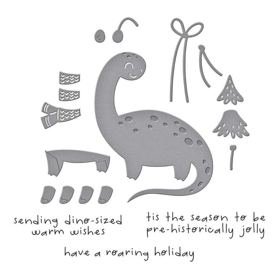 Spellbinders - Dino-Sized Holiday Etched Dies