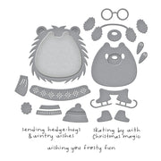 Spellbinders - Hedge-Hugs Clear Stamp & Die Set from the Merry Mischief Collection