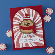 Spellbinders - Hedge-Hugs Clear Stamp & Die Set from the Merry Mischief Collection