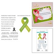 Spellbinders - Awareness Ribbon and Sentiments Stamp & Die Set by Sheri Ballantyne