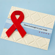 Spellbinders - Awareness Ribbon and Sentiments Stamp & Die Set by Sheri Ballantyne