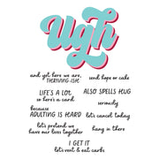 Spellbinders - Ugh Clear Stamp & Die Set