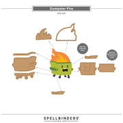 Spellbinders - Dumpster Fire Clear Stamp & Die Set