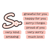 Spellbinders - So Amazing Sentiments Clear Stamp & Die Set by Lisa Horton