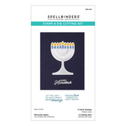 Spellbinders - Menorah Lights Stamp & Die Set