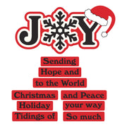 Spellbinders Snowflake Joy Stamp & Die Set by Lisa Horton