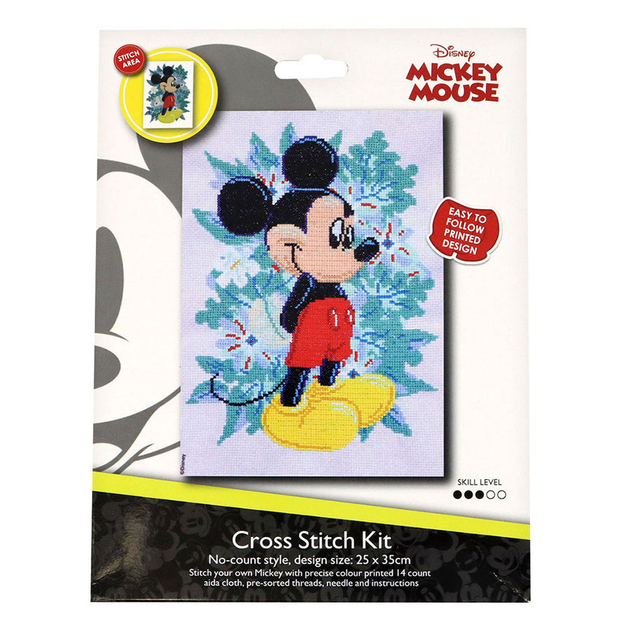 Sew Easy Needlecraft - Mickey Foliage (No count cross stitch)