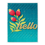 Spellbinders - Columns Embossing Folder from the Fresh Picked Collection
