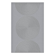 Spellbinders - Lined Circles Embossing Folder from the Modern Botanicals Collection by Dina Wakley