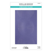 Spellbinders - Lined Circles Embossing Folder from the Modern Botanicals Collection by Dina Wakley