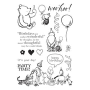Spellbinders - Woo Hoo! Clear Stamps & Dies Bundle from the Say Cheese Classic Pooh Birthday Collection by Simple Stories
