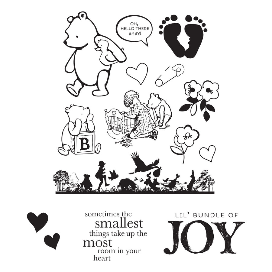 Spellbinders - Bundle of Joy Stamps with Simple Stories