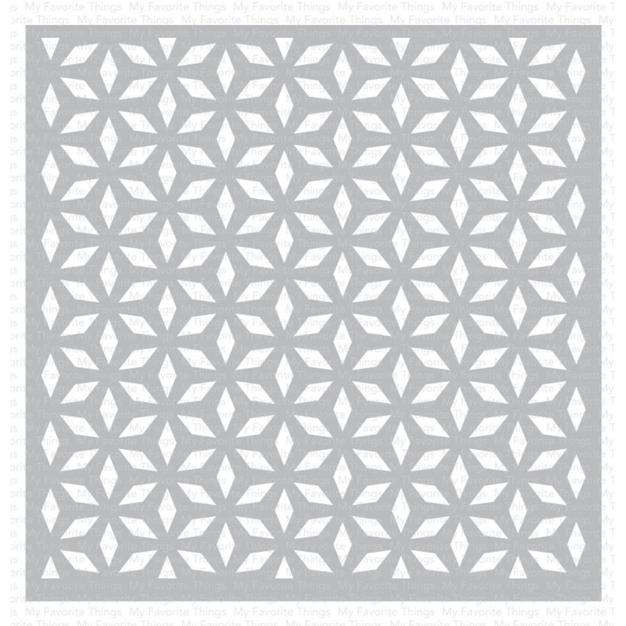 My Favorite Things - Tiled Stars Stencil
