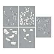 Spellbinders - Coneflower Layered Stencil from the Flower Market Collection