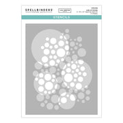 Spellbinders - Lots of Circles Stencils from the All About Christmas Collection by Lisa Horton