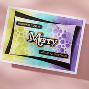 Spellbinders - Lots of Circles Stencils from the All About Christmas Collection by Lisa Horton