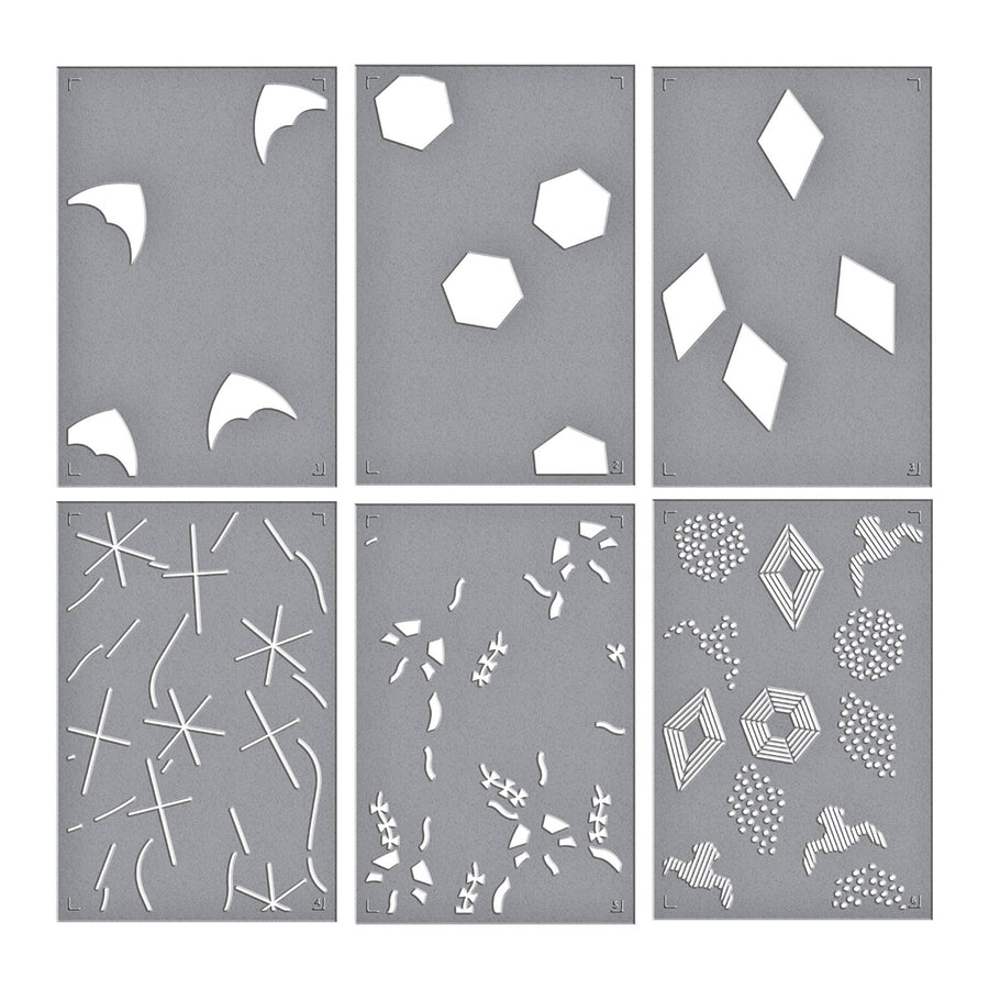 Spellbinders - Flying Kites 3D Folder and Stencil Bundle from the Sky's the Limit Collection by Simon Hurley