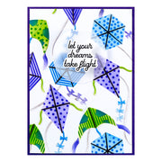 Spellbinders - Flying Kites 3D Folder and Stencil Bundle from the Sky's the Limit Collection by Simon Hurley