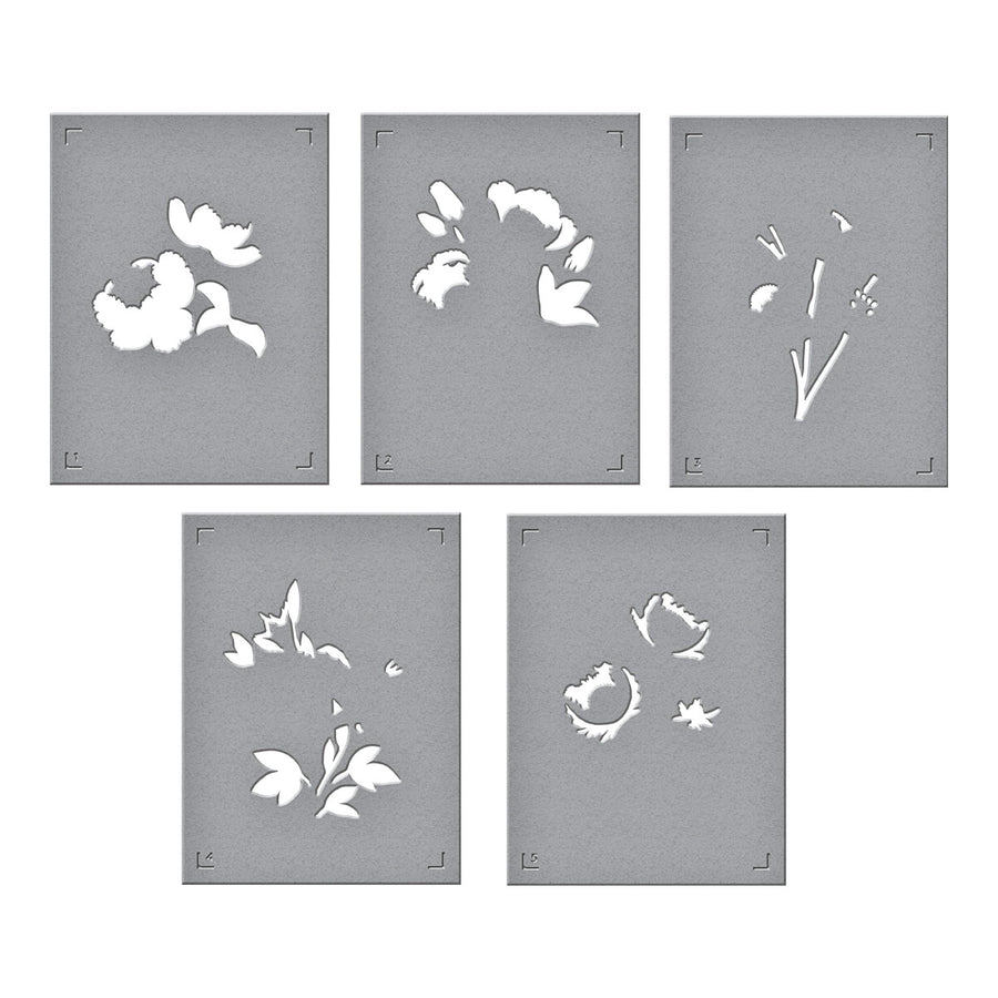 Spellbinders - BetterPress Society August 2025 (Sweet Moments Press Plate, Die Set & Stencil Bundle)