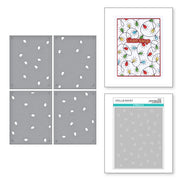 Spellbinders - BetterPress Society October 2025 (Twinkle Tidings Press Plate, Die Set & Stencil Bundle)