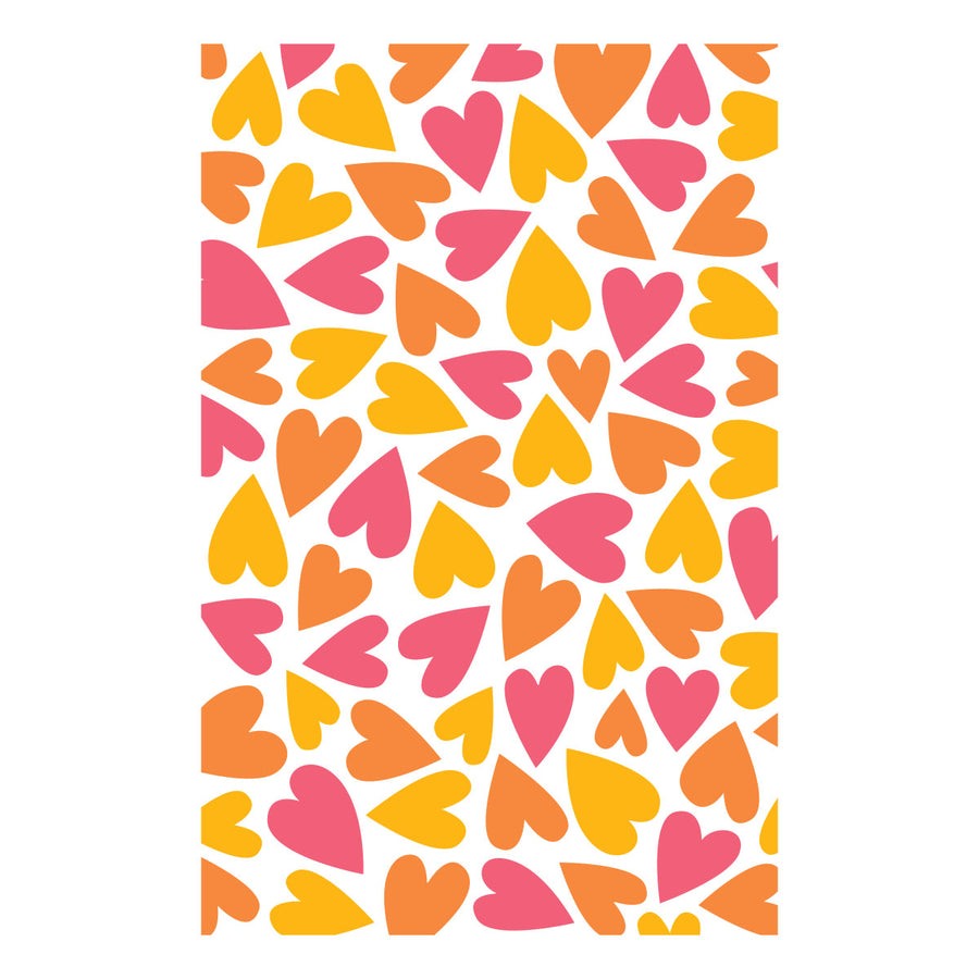 Spellbinders - Puffy Hearts 3D Folder and Stencil Bundle by Simon Hurley