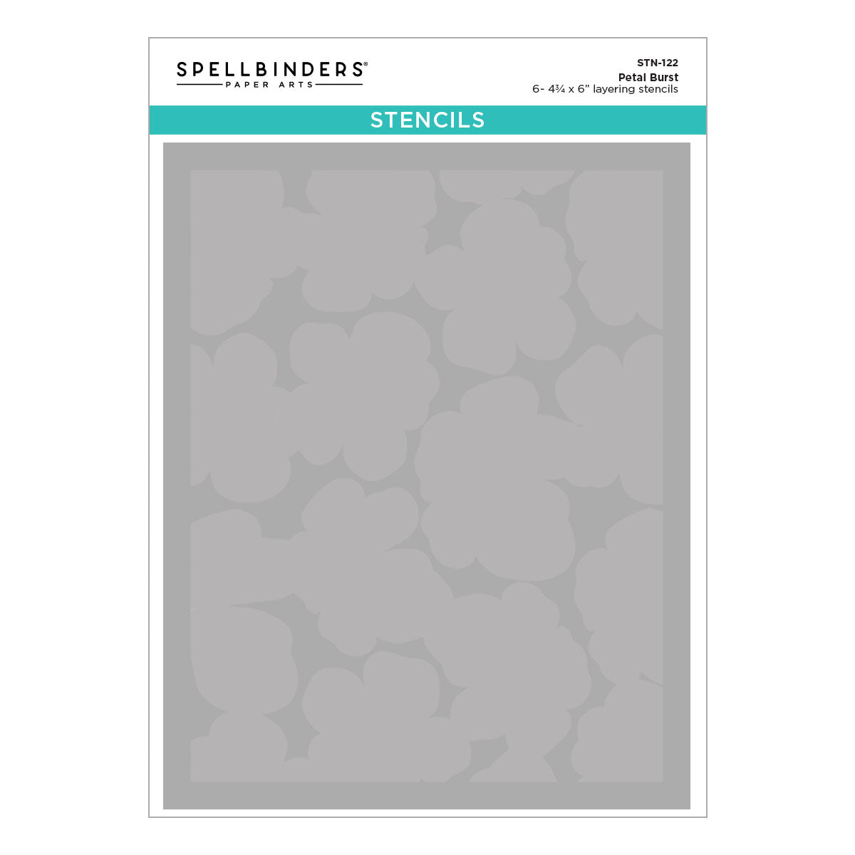 Spellbinders - Petal Burst Layered Stencil