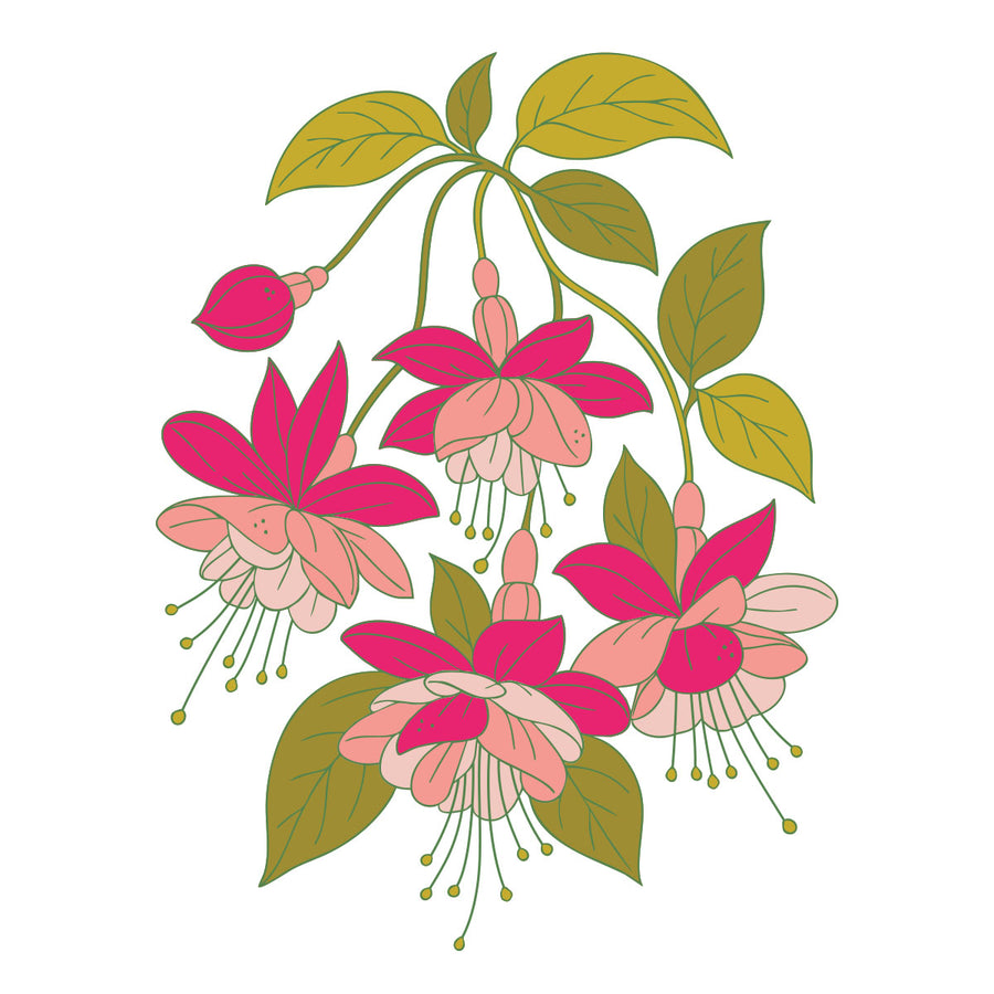 Spellbinders - Layered Magical Fuchsia Stencil by Alex Syberia Designs